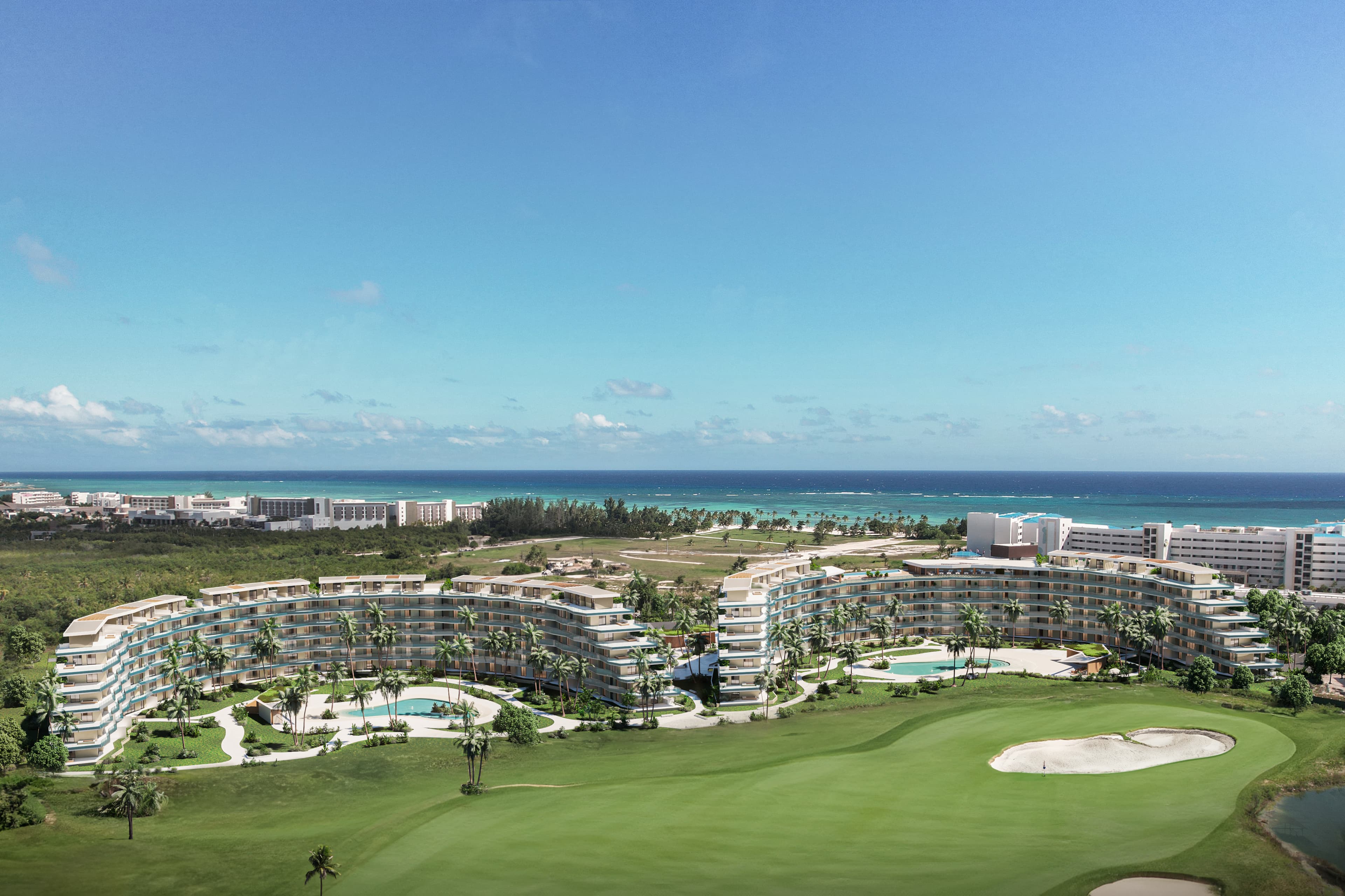 Crystal Garden - 3 hab vista golf and pool - Cap Cana
